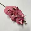 Pequeña Orquídea Mariposa Artificial de 7 Cabezas, Material de Flor Decorativa Estilo Europeo, Colores de Otoño, Flores Artificiales al por Mayor para Bodas y Hoteles