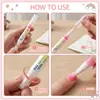 Amazon Pluma de Pintura de Uñas a Base de Agua para Niños Pintura de Uñas Colorida Divertida Juguete para Pelar Sin Hornear para Niños