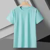 Camiseta de Hielo de Talla Grande Secado Rápido Pareja Cuello Redondo Hombres y Mujeres Transpirable que Absorbe el Sudor Camiseta Deportiva de Manga Corta Elástica para Fitness Hombre