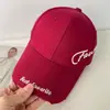 Gorra de Béisbol de Ala Dura con Bordado Lateral para Mujer, Gorra de Sombrilla de Ala Ancha Estilo Coreano para Primavera y Verano Que Hace que la Cara Parezca Más Pequeña, Gorra Versátil de Pico de Pato