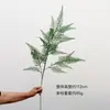 Arranjos florais verdes com tema de floresta para casamento, folhas, decorações para salão de casamento, arranjos de chão, flores artificiais, plantas verdes, grama de aspargo, materiais florais simulados