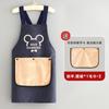Nuevo Delantal de Mezclilla Anti-Manchas y Resistente al Desgaste para Cocina Casera, Delantal Transpirable para Adultos, Especial para Catering, con Impresión de Logo para el Trabajo