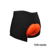 Roupa íntima com Almofada de Silicone Espessa Absorvente de Choque, Shorts de Ciclismo de Estrada Respiráveis para Homens e Mulheres