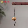 Serie de Cadenas para Teléfono Móvil de Grano de Café de Madera de Durazno Juguete Cultural Oso y Cachorro Accesorios Colgante