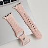 Adequado para Apple Flor de Praia Esculpida Pulseira de Silicone Pulseira Iwatch Pulseira de Silicone Apple Watch 9