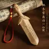 Espada de Madera de Durazno Colgante Pequeño Espada de Madera de Durazno Madera Rayo Tabú Ziwai Espada de Siete Estrellas para Adultos Portátil para Bebé Hecho a Mano Madera de Durazno