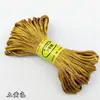 Pulsera de nudo de maíz No. 5 No. Cuerda para colgante tejida a mano DIY de 7 nudos material para pulsera de cuerda roja Jade Negro