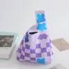 Bolso de Mano de Alta Calidad Dopamina Fresco Dulce Bolso Tejido para Mujer para el Trabajo y el Viaje Bolso de Mano Versátil Bolso Pequeño