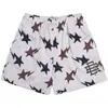 Shorts Estilo Americano para Homens, Marca da Moda, Marca d'Água Retrô, Shorts de Basquete de Secagem Rápida, Shorts Casuais Largos para Corrida e Treino, Estilo de Verão Masculino