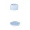 Yixing diy molde de silicone vela de aromaterapia Decoração de castiçal ornamento caixa de armazenamento listrada molde de gesso