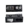 Enchufe de Ocho Pines con Interruptor, Toma de Ocho Pines Rectangular con Interruptor Basculante, Toma Adaptadora Certificada de Seguridad