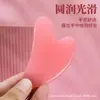 Raspador em formato de coração com bastão de grometagem resina acrílico puxador de rosto e olhos massageador lifting bastão de beleza