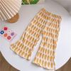 Pantalones Anti-Mosquitos para Bebé de Estilo Coreano Nuevo para Niñas, Pantalones Delgados de Pierna Ancha, Estampados por Todas Partes, Cómodos y Casuales, Pantalones Baita para Niños, Modernos