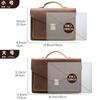 Pasta Masculina de Couro Genuíno de Alta Qualidade Bolsa de Mão para Viagem de Negócios Retrô Couro Crazy Horse Bolsa para Computador Bolsa Transversal de Ombro para Homens