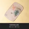 Tapete de Té Floral Minimalista Impermeable Aislamiento Térmico Tapete para Mesa de Té Bandeja para Burbujas Secas Soporte para Ollas de Hogar Posavasos Camino de Mesa Retro Chino
