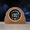 Cielo Estrellado Cristal Tallado 3D Luz Nocturna Luminosa Decoración de Escritorio Adornos Regalos Creativos de Cumpleaños Regalos para Estudiantes para Niñas