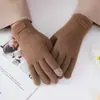 Nuevos Guantes de Punto Maillard de Invierno 2024 Antifrío y Cálidos para Estudiantes Mujeres Engrosados Pantalla Táctil Guantes de Ciclismo