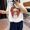 Camiseta Suelta de Cuello Redondo de Longitud Media con Mangas Cortas para Mujer, Moda Coreana de Verano, Tops Casuales que Reducen la Edad para Mujer, Venta al por Mayor