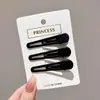 Lindo Pasador de Pelo de Lunares y Estrellas para Mujer, Pasador de Gama Alta y Exquisito, Pinza para Flequillo Estilo Coreano Color Café, Accesorio para el Cabello Versátil de Pinza de Pato