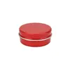 Recipiente de amostra cosmética de alumínio de 25g para cremes, cremes para os olhos, cremes faciais e pomada de lithospermum, disponível em várias cores