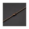 Cadena de Cuentas de Hierro y Cobre de 2.4 mm Cadena de Etiquetas Cadena de Joyería Decoración de Equipaje Cadena de Cuentas Onduladas Etiqueta para Zapatos Fabricante Stock Listo