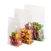 Bolsas Transparentes de Sellado Ocho Lados, Bolsas con Cierre para Empaque de Frutas Secas Esmeriladas, Dulces y Galletas, Bolsas de Sellado Ocho Lados Auto-Sellables para Alimentos en Stock