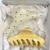 Pinza para el pelo de estilo coreano nuevo para mujer, Pinza para el pelo de alta gama para la parte trasera de la cabeza, Pinza grande de tiburón con lunares, Pinza para el pelo