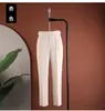 Calça de Terno Casual Estilo Italiano para Cavalheiro Perna Reta Nápoles Moda Masculina Retrô para o Trabalho Novo Estilo Fino de Verão