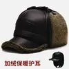 Orejeras de Invierno para Hombre Calentitas Engrosadas Gorra de Béisbol para Hombres de Mediana Edad y Mayores Protección contra el Viento y el Frío Gorra de Pico con Felpa