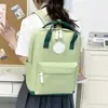 Mochila estudante campus aula mochila grande capacidade estilo faculdade cor sólida pode imprimir logo mochila escolar estudante atacado