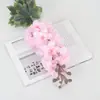 Flores Artificiais para Decoração de Teto de Salão de Casamento com Narcisos e Hortênsias para Montagem de Espaço Festivo