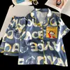 Pijamas de Seda de Hielo para Niños, Estilo Delgado de Verano, Lindo Conjunto de Manga Corta con Dibujos Animados para Niñas, Adecuado para Niñas Mayores, Ropa para el Hogar con Aire Acondicionado