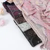 Bufanda Larga Jacquard Paisley con Borlas de Estilo Bohemio Étnico de Lujo Ligero de Nuevo Estilo con Bordado Estilo Chino para Salir