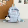 Mochila pequeña de alto valor, casi de corazón de niña dulce, estilo japonés INS, linda, pequeña, fresca, mochila de viaje para niños