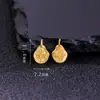Colgante de gota con forma de ocho dioses guardianes, bañado en oro y en plata de ley S925, con doce Budas del zodíaco, accesorios de bricolaje