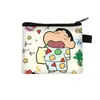 Nuevo Monedero de Crayon Shin-chan Bolsa de Monedas con Cremallera de Dibujos Animados Linda Bolsa Pequeña de Almacenamiento para Estudiantes Venta al por Mayor