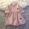 Traje informal de dos piezas para mujer, verano 2025, nuevo, pantalones cortos de manga corta, ropa deportiva holgada y relajada para hombres pequeños.
