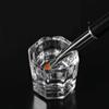 Taza de cristal para esmalte de uñas, taza octagonal descubierta, taza de vidrio, taza para lavado de líquido espesado, taza para mezclar, herramientas al por mayor