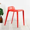 Silla de Comedor Moderna Creativa Silla de Plástico Simple Silla de Recepción Taburete Doméstico Silla de Descanso de Restaurante