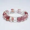 Elfo na Garrafa Pó de Cristal Natural Fogos de Artifício Pulseira Artesanal para Mulheres, Novo Estilo Versátil, Pulseira Clareadora Atacado