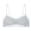 Sujetador Invisible sin Costuras de Tirante Fino de Corte Bajo para Mujeres con Poco Busto, Levanta y Previene la Flacidez, Sujetador Adelgazante de Espalda Descubierta y Corte Bajo