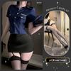 Lencería Sexy, Uniforme de Policía Sexy, Atuendo para Role-Playing, Atuendo Caliente para Discoteca y Bar, Falda Bodycon Calada para Mujer