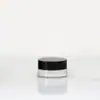Frasco de Vidro Fosco 5g para Creme Facial Transparente para Olhos Tônico Amostra Portátil Cosméticos Frasco Vazio Recarregável