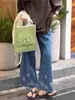 Jeans Finos de Seda Gelada Macia de Verão para Mulheres, Tamanho Grande, Calças de Perna Larga em Tencel Emagrecedoras com Bordado Vazado, Calças Cropped