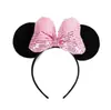 Agente de Compras da Disney para Faixas de Cabelo Shelliemay, Faixas de Cabeça de Pelúcia com Laço do Ursinho Duffy Fofo, Acessórios de Cabelo para Lavar o Rosto de Parque de Diversões