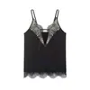 Para Comércio Exterior Transfronteiriço Europeu e Americano Roupas Femininas Aliexpress Venda Quente Moda de Verão Versátil Renda Patchwork Camisola