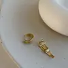 Pendientes de metal escalonados de múltiples círculos de alta calidad para mujer, personalidad retro coreana, simples, versátiles, pendientes de moda, pendientes