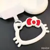 Funda de teléfono de silicona para bricolaje con dibujos de gatitos lindos, mini gancho de hebilla, accesorio para correa de teléfono, anti-pérdida