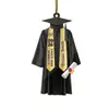 Nuevo colgante acrílico transfronterizo 2026 para la temporada de graduación, colgante plano de toga de graduación, regalo de decoración para el hogar