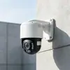 Câmera Dome PTZ Mini 3 Polegadas Rotativa 360 Graus com Fio Transfronteiriça com Zoom Elétrico 4X/10X e Câmera 4K 8MP
